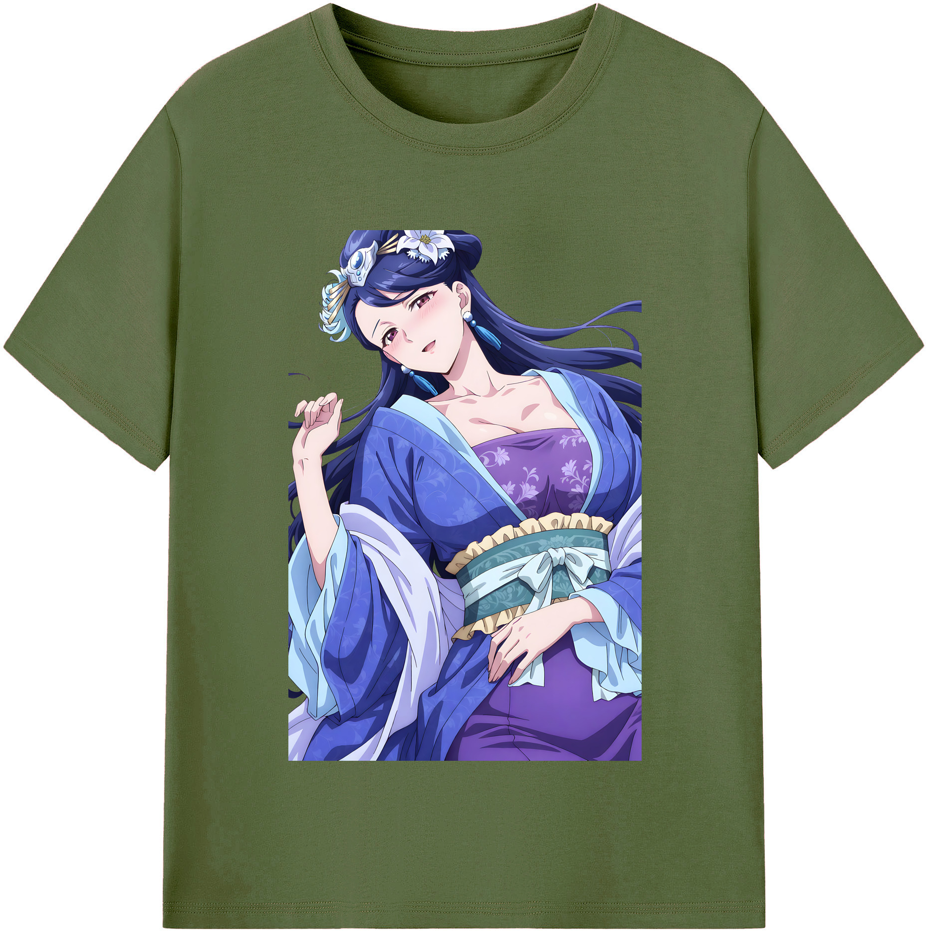 （画像用） 薬屋のひとりごと The Apothecary Diaries 綿100％半袖Tシャツ（フロントプリント）